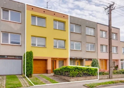 Řadový rodinný dům v Jaroměřicích nad Rokytnou, ulice M. Horákové